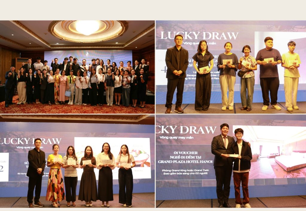 Các vị khách may mắn nhận các phần quà Lucky Draw tại GT Legacy Opening Seminar 2026 