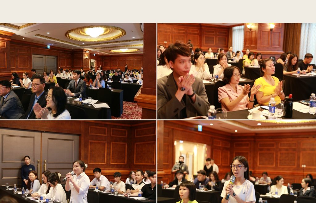 Các học sinh tham gia hội thảo đặt câu hỏi cho đại diện GT Legacy 