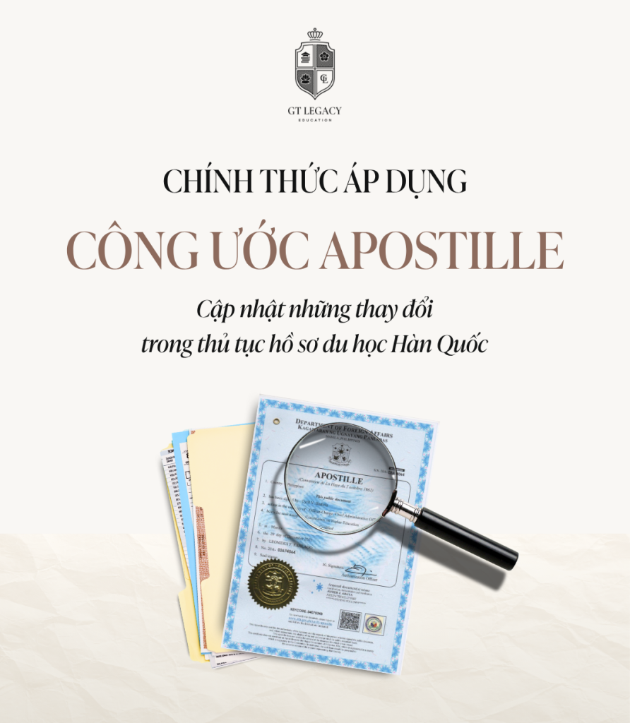 Cập nhật thay đổi trong thủ tục hồ sơ Du học: Chính thức áp dụng Công ước Apostille từ ngày 11/9/2026